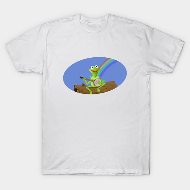 The Rainbow Connection T-Shirt by OptionJoe Art